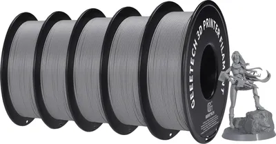 Image de filament pour imprimante 3D, surface mate, facile à imprimer, GRIS