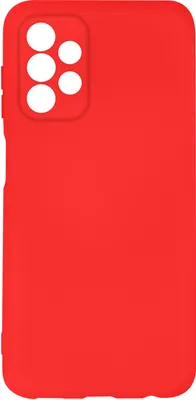 Produktbild von Avizar, Halbsteife Silikonhülle für Samsung Galaxy A13 4G, Rot