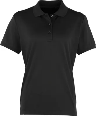 Immagine prodotto di Premier ladies Coolchecker piqué polo / polo, manica corta RW4402 (M) (Nero)