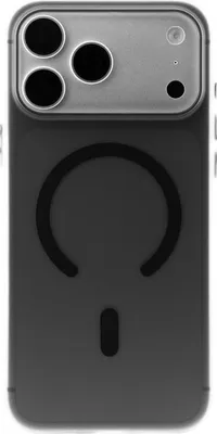 Produktbild von Dünne Handyhülle Bumper mit Magnetring kompatibel mit iPhone 17 Air Schwarz