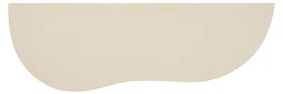 Produktbild von Wandregal Botta aus beigem MDF 57x19x2,5 cm