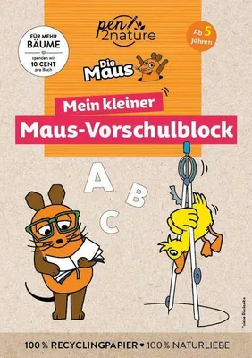 Produktbild von Mein kleiner Maus-Vorschulblock. Vorschulübungen für Kinder ab 5 Jahren