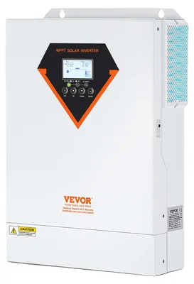 Immagine prodotto di VEVOR Inverter solare ibrido 2 in 1 5500W Inverter solare 11000VA Onda sinusoidale pura MPPT Display LCD 3 modalità di carica (carica solare, carica di rete, carica ibrida) e 4 modalità di uscita (UTL, SOL, SBU, SUB)