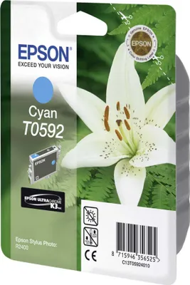 Image de Epson C13T05924010 Epson Tintenpatrone cyan T 059                     T 0592