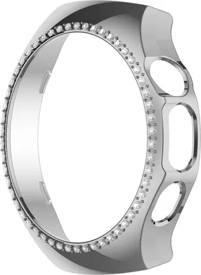Image de INF Étui de protection à strass pour Huawei Watch 5 - Style et sécurité Argent 46 mm