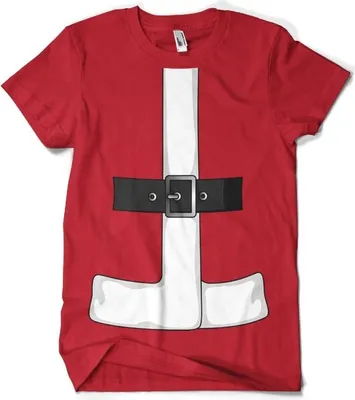 Immagine prodotto di Maglietta coprispalle dei Babbi Natale - Grande - Rosso