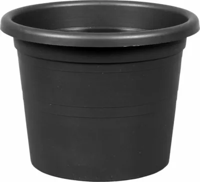 Obrázek produktu pro Květináč SAKURA plastový antracitový d12cm