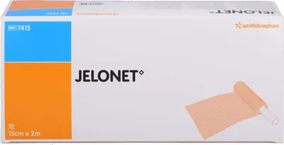 Produktbild von Jelonet Paraffingaze steril 15x200 cm Rolle 12 St
