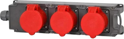 Produktbild von Leistungsverteiler - TRIBOX 16A/5P, 2x32A/5P IP44