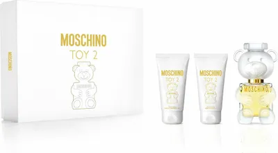 Obrázek produktu pro Moschino Toy 2 Dárková sada parfémová voda 50 ml + sprchový gel 50 ml + tělové mléko 50 ml