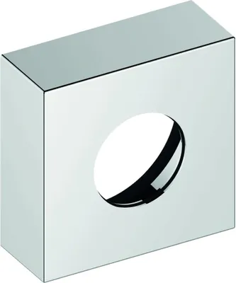 Produktbild von Keuco Verlängerungs-Rosette IXMO 25 mm, eckig, aus Messing Aluminium-finish