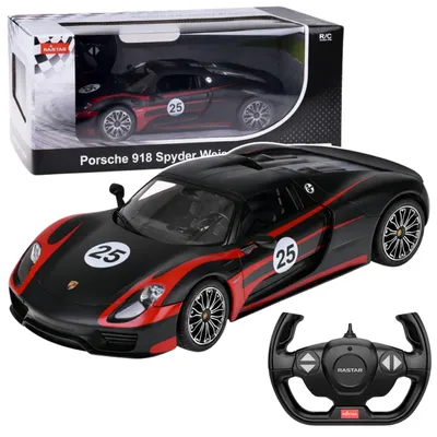 Obrázok produktu pre Porsche 918 Spyder Performance diaľkovo ovládané RC auto Black Rastar 1:14