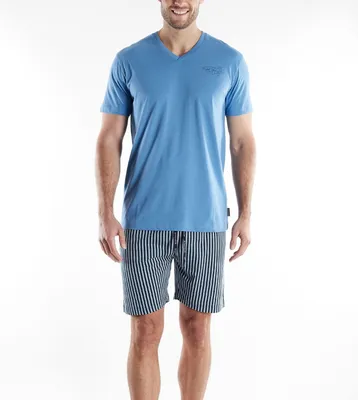 Image de Tom Tailor pyjama pantalon court ayr blue hommes
