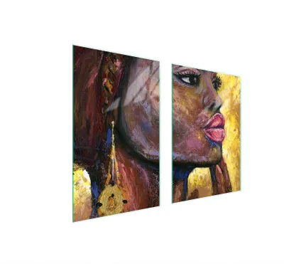 Produktbild von Glasschutzplatte Für Küche 65X52 Frau