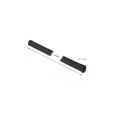 Image de DELOCK Gewebeschlauch selbstschließ. hitzebest.2mx19mm Black