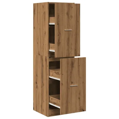 Produktbild von vidaXL Apothekerschrank Artisan-Eiche 40x41x144,5 cm Holzwerkstoff