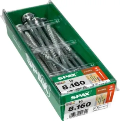 Produktbild von Spax Holzbauschrauben 8.0 x 160 mm TX 40 - 16 Stk.
