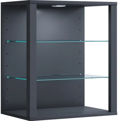 Zdjęcie produktu dla Etui na wyświetlacz wiszący / wyświetlacz bez szklanych frontów / Wymiary OK. H. 60 x W. 52 x D. 35 cm / Wisząca szafka ekspozycyjna / Nowoczesna i oszczędzająca miejsce / szafka wystawowa - Glasol S