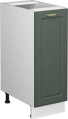 Produktbild von Apothekerschrank Vicco Fame-Line Grün-Gold Landhaus 30 cm ohne Arbeitsplatte, Model 38007