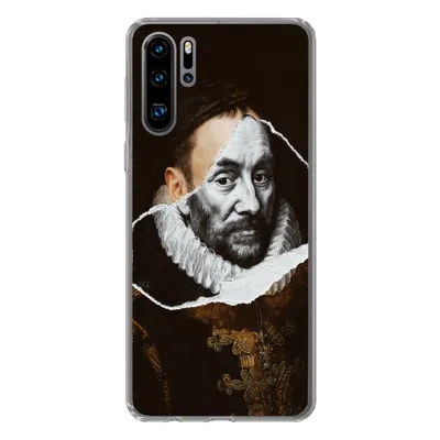 Produktbild von MuchoWow® Handyhülle Schutzhülle Hülle für Huawei P30 Pro Wilhelm von Oranien - Alte Meister - Adriaen Thomasz Silikon Softcase Handy Hülle - Schutzdeckel