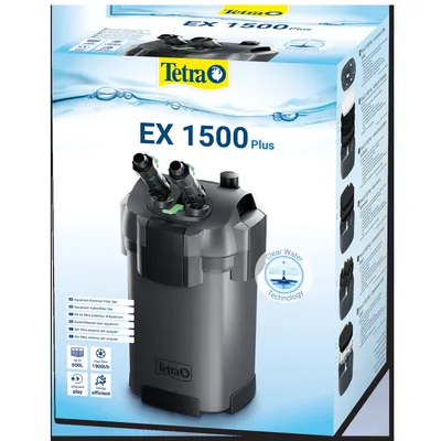Productafbeelding van Tetra Buitenfilter EX 1500 Plus complete set voor aquariums tot 600 liter | 1900 l/u