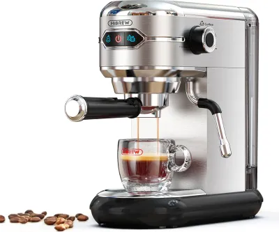 Produktbild von HiBREW H11 1450W Kaffeemaschine, 19 Bar halbautomatische Espressomaschine