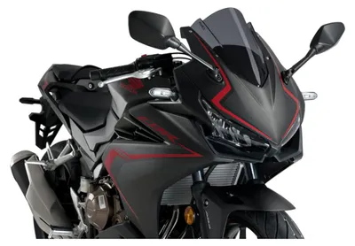 Zdjęcie produktu dla Szyba przednia PUIG 3613F Z-Racing pasująca do HONDA CBR500R Mocno przyciemniana