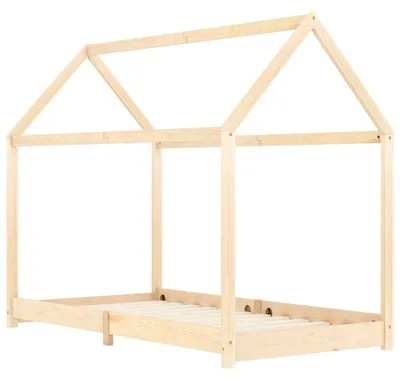 Produktbild von vidaXL Kinder-Bettgestell Massivholz Kiefer 90 x 200 cm