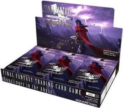 Produktbild von Gunslinger in the Abyss Booster Display [Englisch] – Final Fantasy TCG – 18 Boosterpacks | Limit Break & e Illustrationen | Mit Heartforcards® Versandschutz
