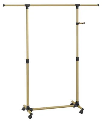 Produktbild von SONGMICS Adjustable Garment Coat Rack GoldLLR001A01 – Größe 44 x (87-150) x (97-165) cm