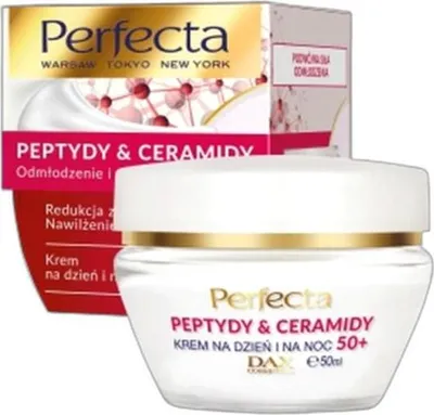 Zdjęcie produktu dla Krem Do Twarzy Perfecta Peptydy I Ceramidy 50+ 50 Ml