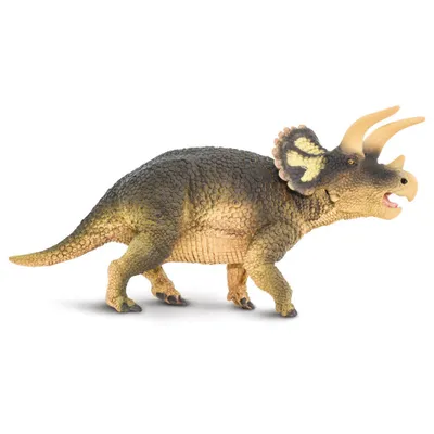 Obrázek produktu pro Safari S100153 Triceratops hnědo-žlutý plast