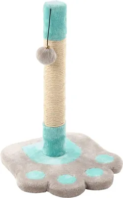 Produktbild von Flamingo KRATZBAUM CYA 2 TÜRKIS/GRAU 28x28x42CM