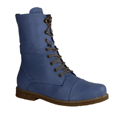 Produktbild von Andrea Conti 0348760 Damenschuhe, Schnürstiefelette, Infinity Blue, Leder - Damenschuhe Top Trends, Blau, leder, absatzhöhe: 10 mm