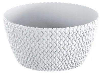 Produktbild von Prosperplast Pflanzentopf/Blumentopf - Kunststoff - perlweis - D24 x H12 cm
