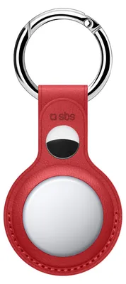 Produktbild von SBS AirTag-Hülle in Premium-Material mit Schlüsselanhänger