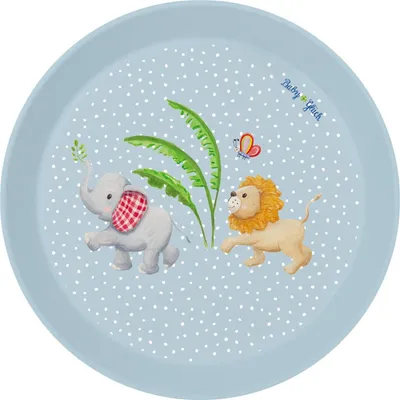 Produktbild von Coppenrath Verlag 17782 Teller Elefant & Löwe Baby