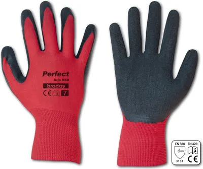 Obrázek produktu pro BRADAS Pracovní rukavice 9", červeno-černé PERFECT GRIP RED BR-RWPGRD9