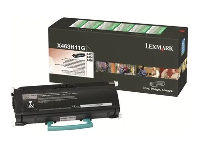 Produktbild von Lexmark X463, X464, X466 High Yield Return Program Toner Cartridge, 9000 Seiten, Schwarz