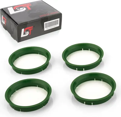 Produktbild von 4x Zentrierringe Grün Alufelgen Ø 72,5 mm - Ø 67,1 mm für MAZDA HONDA SUZUKI