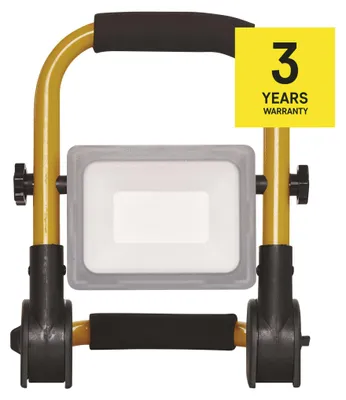 LED reflektor ILIO 21W, žlutý-černý, IP44, 1900 lm, neutrální bílá