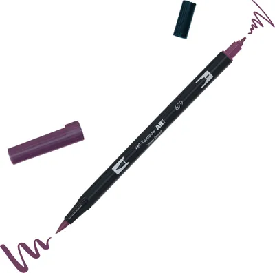 Image de Tombow ABT-679ABT Dual Brush Pen 679 dark plum