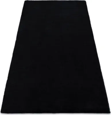 Produktbild von Teppich BUNNY schwarz IMITATION VON KANINCHENPELZ Schwarz 200x290 cm