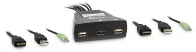 Produktbild von Inter-Tech Argus KVM-LS-21HA HDMI - KVM-/Audio-Switch