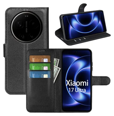 Produktbild von Wallet Case Klapphülle für Xiaomi 17 Ultra Schwarz
