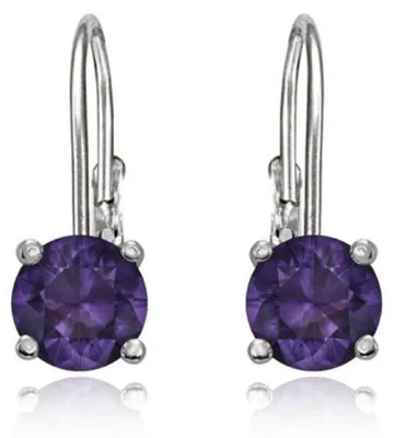 Immagine prodotto di Delicati orecchini in argento con zirconi viola SVLE0620XH2F100