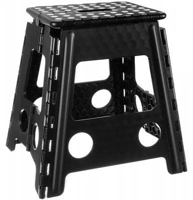 Produktbild von Rutschfester Klapphocker 39cm schwarz