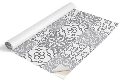 Obrázok produktu pre Fólia na nábytok Tulup – samolepiaca fólia na nábytok – samolepiaca fólia 65 x 130 cm – fólia na skriňu – fólia na nábytok – fólia do kuchyne – vodovzdorná – umývateľná – samolepiaca – bez vzduchových bublín – symetrická mozaika