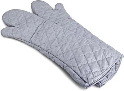 Produktbild von Lange katoenen keukenhandschuken, hittebestendig, lang, paar.