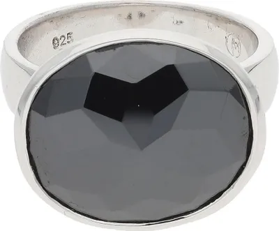Produktbild von JuwelmaLux Ring 925/000 Silber mit Zirkonia, schwarz JL30-07-4741 G55